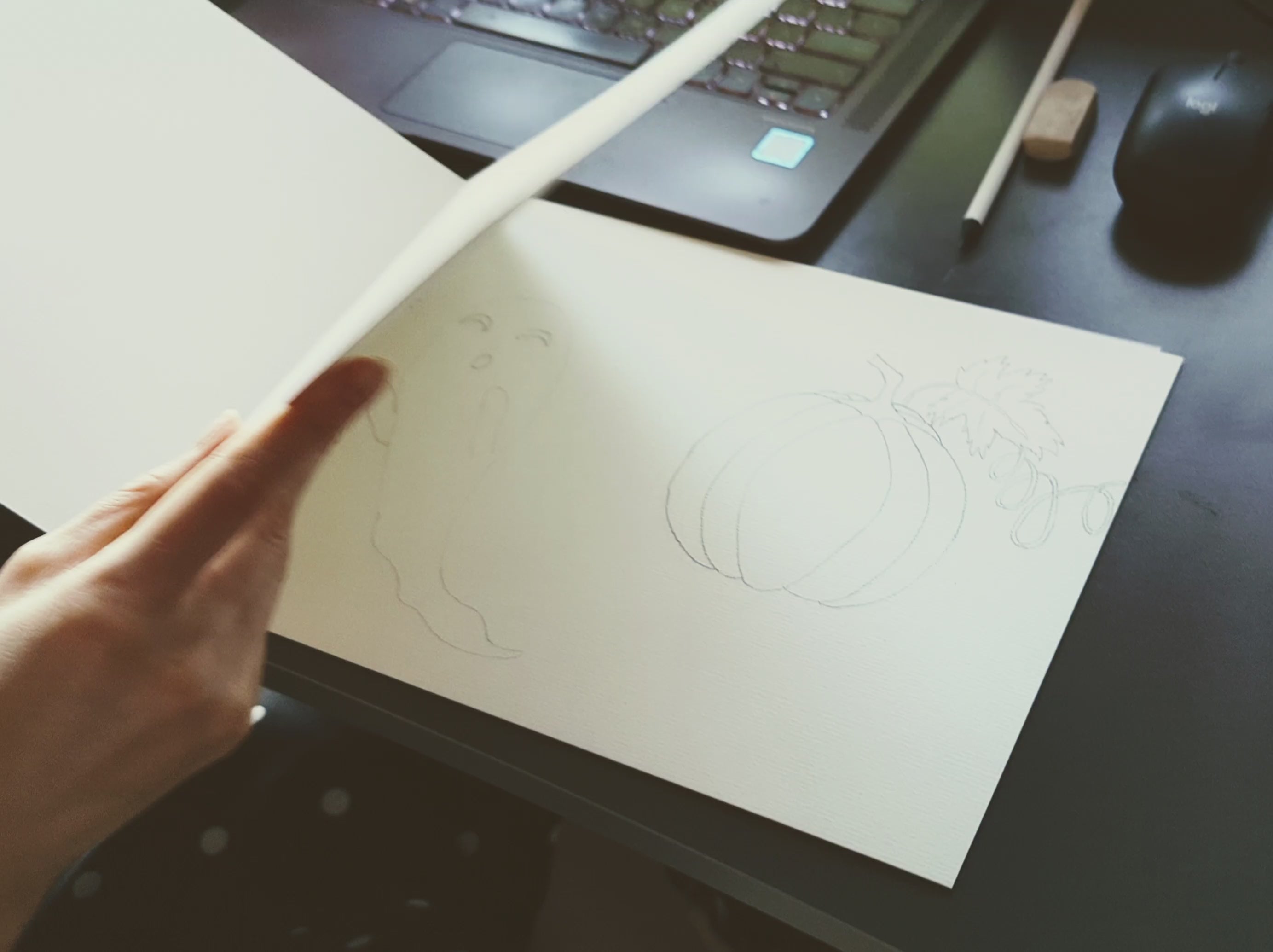 Load video: Hand-drawn and painted designs